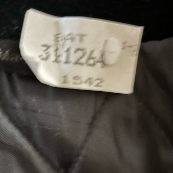 Lauren Ralph Lauren Black Cashmere Blend Notched Collar Lined Overcoat 40R - Picture 9 of 9